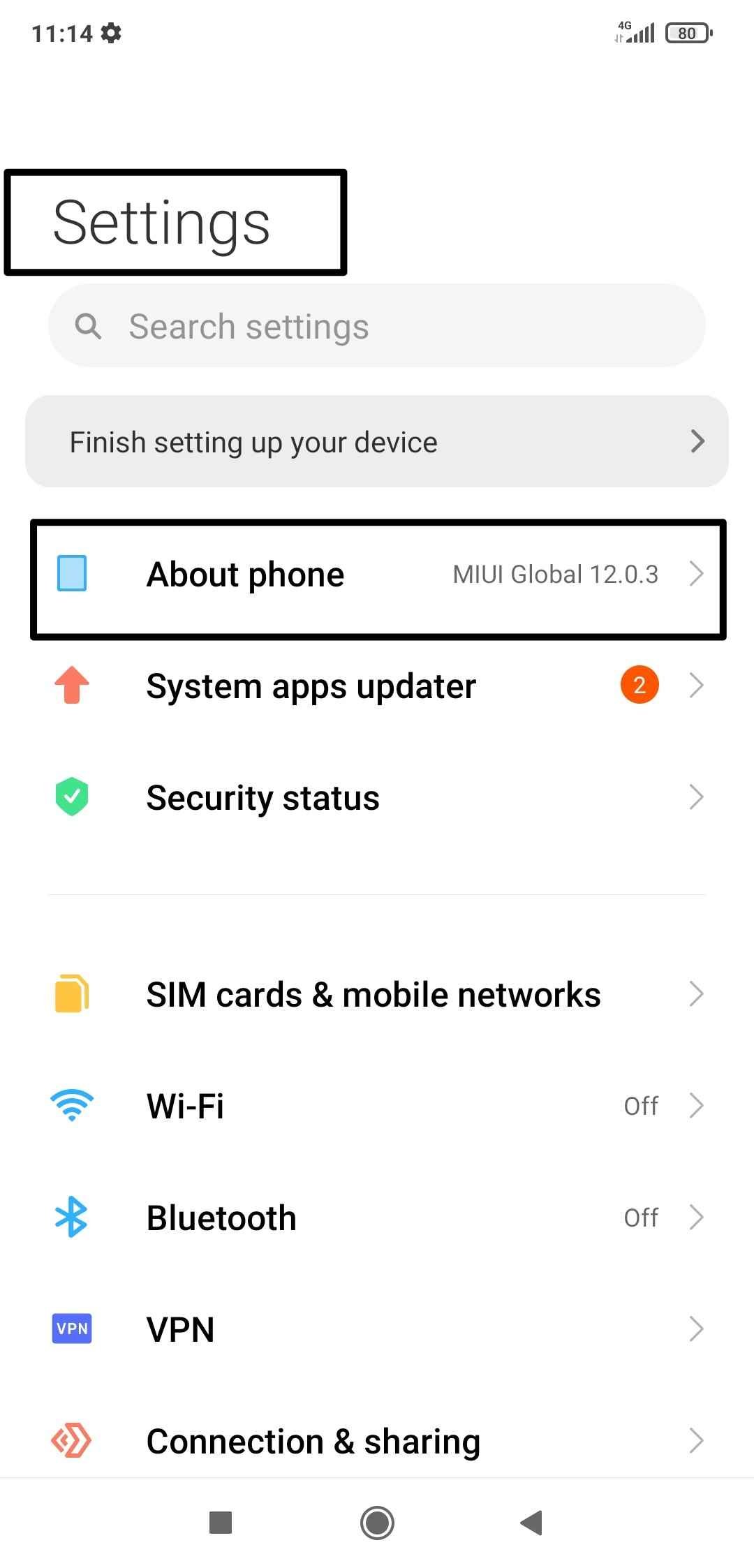 Turn On Developer Option in MIUI