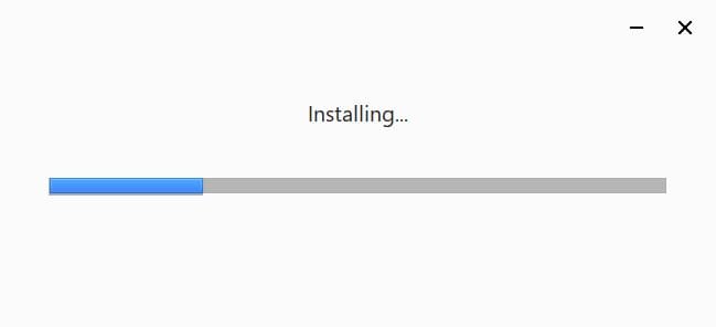 Chrome Beta installing