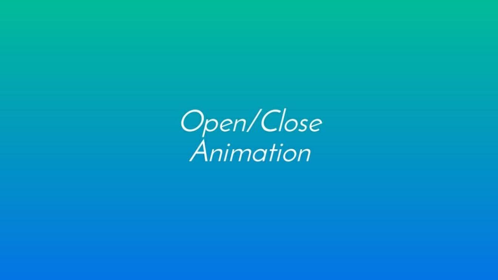 App open close animation fix after installing a new launcher