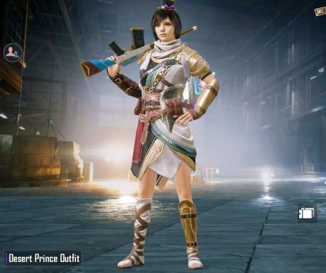 Desert Prince Outfit Pubg m bgmi