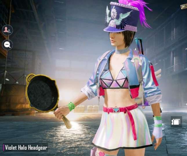 Violet Halo Headgear BGMI/ Pubg Mobile