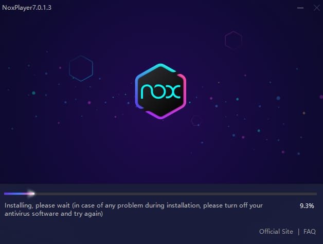 Installation of Nox Player