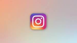 Instagram icon with gradiant background