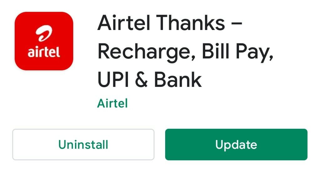 Airtel Thanks App