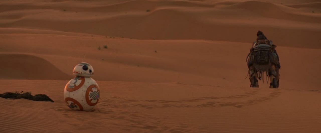 BB8 robot in Star Wars