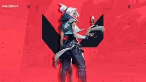 Valorant poster with Jett agent