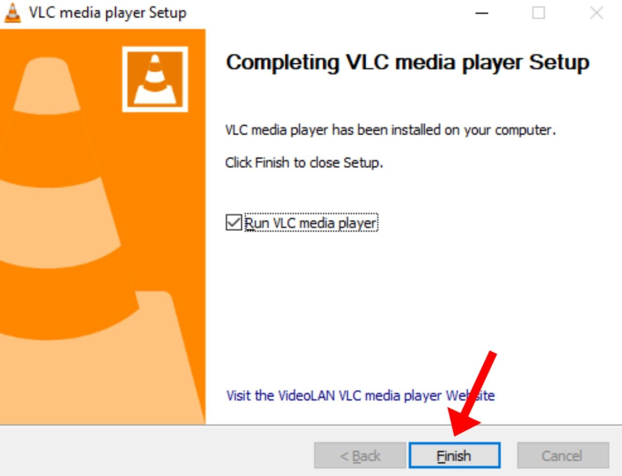 Vlc installation for windows