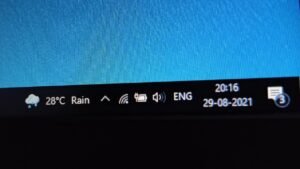 Wifi Icon Demonstration at the Taskbar in Windows 10