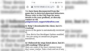 Pubg New State Opening Browser Page Fix