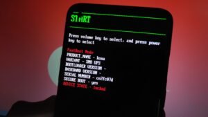 Fastboot Screen on OnePlus Device