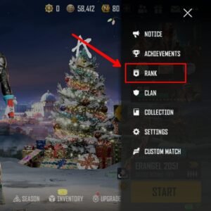 Rank option in Pubg New State