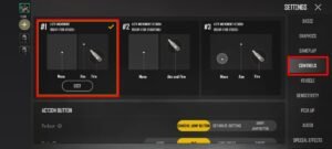 Edit Controls option In Pubg New State Settings