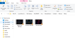 Valorant Home Screen Animation Location