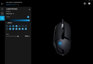 Logitech G402 Lightsync and effect