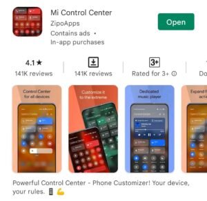 Mi control center app