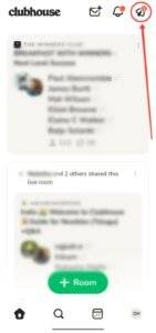 tap on backchannel messages and chat button